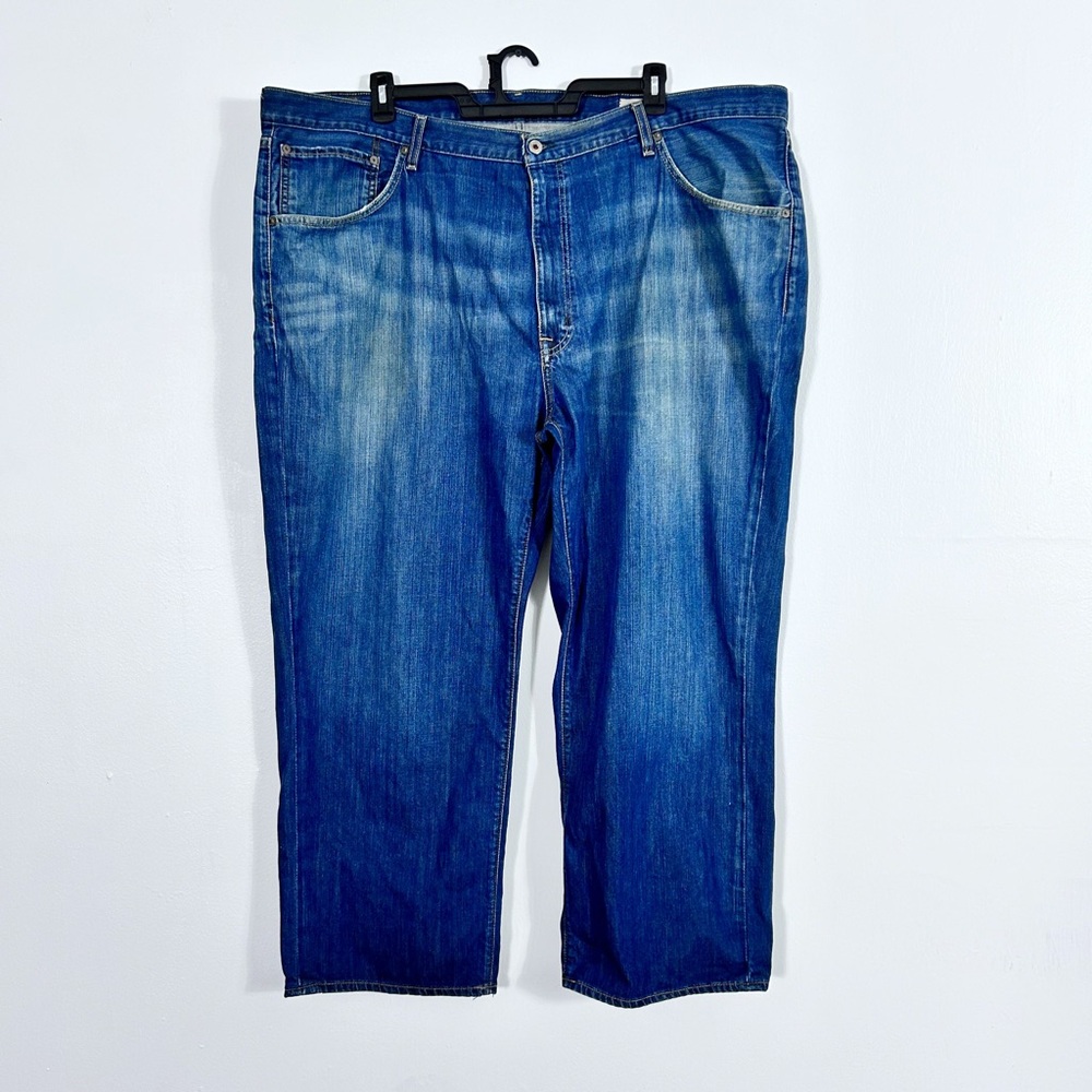 Polo Ralph Lauren Jeans Men's Size 50 x 30 Blue Denim Ashmore Straight Zip Fly